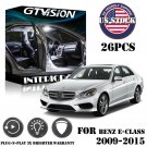 26x Error Free White LED Interior Light Kit Fit Mercedes Benz E class W212 09-15