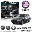23x Error Free White LED Interior Lights Kit Fit BMW X5 Series E70 2007 - 2013