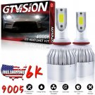1300W LED Headlight 9005 White 6K Low Beam Bulbs for Hyundai Elantra 2014-2019