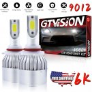 LED Headlight Kit 9012 6000K White Hi/Low Projector Bulbs for RAM 1500 2013-2015
