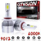2x LED Headlight Kit 9012 6000K White Hi/Lo Bulbs for 2015 GMC Sierra 2500 3500