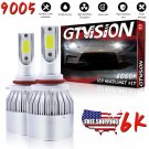 1300W LED Headlight 9005 6000K White Bulb High Beam for Chevy Corvette 1997-2004
