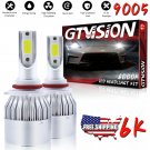 9005 HB3 LED Headlight Bulbs 1300W 195000LM Covnersion Kit High Beam 6000K White