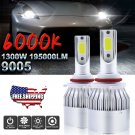 LED Headlight Kit 9005 HB3 6000K White Hi/Low Bulbs for Dodge Charger 2016-2019