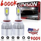 9005 HB3 LED Headlight 6000K HID Xenon White 1300W 195000LM High Power Upgrade