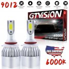 Upgrade LED Headlight Kit 9012 6000K White Hi/Lo Bulb for GMC Sierra 1500 14-15