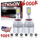 LED Headlight Kit 9005 6000K White Bulbs for 2000-2006 GMC Yukon XL 1500 Denali