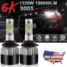 2x 9005 1320W LED Headlight Bulb for Ford Escape 2013-2018 Expedition 2015-2018