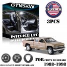 3x Error Free White LED Interior Lights Kit Fit 88-98 Chevy Silverado GMC Sierra