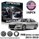 16x White LED Interior Lights Package Kit Fit Honda ACCORD 2013 - 2018 +Tool #US