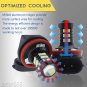 30-3030SMD H8 LED Fog Cornring Light Daytime Running Bulbs Xenon White + Decoder