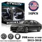 16x White LED Interior Lights Package Kit Fit 2013 - 2016 2017 2018 Honda Accord