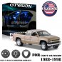 3x Blue LED Interior Lights Package Kit Fit 1988-1998 Chevy Silverado GMC Sierra