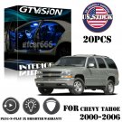 20x Blue LED Interior Lights Package Kit Fit 2000 - 2004 2005 2006 Chevy Tahoe