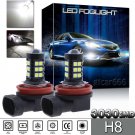 30-3030SMD H8 LED Fog Driving / Cornring Light Bulbs DRL Bright White w/Decoder