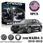 9x White LED Interior Lights Package Kit Fit Mazda 3 Sedan 2010 - 2018 +Tool #US