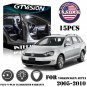 15x Error Free White LED Interior Lights Kit Fit 2005-2010 VW Jetta MKV MK5 #US