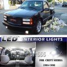 14PCS LED Interior Light Package kit For Chevy Silverado/GMC Sierra J1 1995-1998