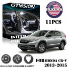 11x White LED Interior Lights Package Kit Fit Honda CR-V 2013 - 2014 2015 #US
