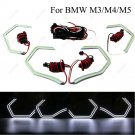 4Pcs For BMW F82 F80 F32 F30 E90 E92 M3 M4 M5 Style Halo light SMD LED Angel Eye