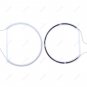 2*131MM + 2*146MM CCFL Angel Eye Halo Ring Yellow Headlight Lamp Kit For BMW E46