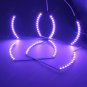 Multi-Color RGB Angel Eyes Halo Ring Lights For Chevy Silverado 07-13 Headlight