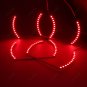 Multi-Color RGB Angel Eyes Halo Ring Lights For Chevy Silverado 07-13 Headlight