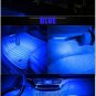 4PCS 5050SMD RGB Glow Interior LED Strip Under Dash Seat Footwell Lighting Kit