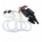 For 2003-2007 Mazda 6 Red CCFL Angel Eye Halo Rings LED Headlight (72mm+100mm)x2