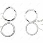 For 2003-2007 Mazda 6 Red CCFL Angel Eye Halo Rings LED Headlight (72mm+100mm)x2