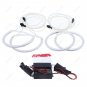 4Pcs Red CCFL Angel Eyes Halo Ring Kit For 2004-2008 Mazda 3 Sedan Hatchback 12V