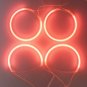 4Pcs Red CCFL Angel Eyes Halo Ring Kit For 2004-2008 Mazda 3 Sedan Hatchback 12V