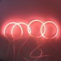 4Pcs Red CCFL Angel Eyes Halo Ring Kit For 2004-2008 Mazda 3 Sedan Hatchback 12V