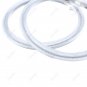 White LED Angel Eye Halo Ring Kit For Ford Focus MK II 2004-2008 110mmx2+131mmx2