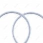 White LED Angel Eye Halo Ring Kit For Ford Focus MK II 2004-2008 110mmx2+131mmx2