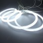 White LED Angel Eye Halo Ring Kit For Ford Focus MK II 2004-2008 110mmx2+131mmx2