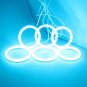 6x LED Cotton Multi-Color RGB Angel Eyes kit Halo ring Light For Alfa Romeo 159