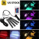 16 Colors LED Remote Control Atmosphere Interior Under Dash Footwell Light Kit