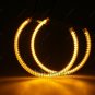 Switchback Bright Headlight LED Angel Eye Halo Rings For 2010-2013 Ford Mustang