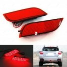 2Pcs LED Lens Rear Bumper Reflector Brake Light For Subaru Impreza 2007-2019 Red