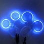4Pcs CCFL Angel Eye Halo Light Ring Blue LED Headlight For MAZDA 6 2003-2007 12V
