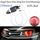 2x158mm CCFL Red LED Angel Eyes Halo Rings For 2005-2012 Ford Mustang Headlight