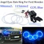 4Pcs For Ford Mondeo MK3 2002-2007 Headlight Blue CCFL Angel Eyes Halo Rings Kit