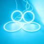 4pcs RGB Colorful LED SMD Angel Eyes Halo Rings Lights For VW Golf Mk4 1997-2003