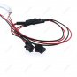 4x 105mm+131mm White 6500K Halo Ring Cotton Light SMD LED Angel Eyes For BMW E46
