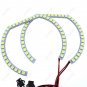 White Color LED Angel Eye Halo Rings DTM SMD Kit For BMW 2007-2010 E92 Coupe 2DR
