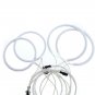 4Pcs For BMW E90/E91 Non-projector CCFL Angel Eyes Light 131mm&105mm Halo Ring