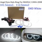 4x White 6000K Halo Ring for MAZDA 3 2004-2008 Car Headlight LED Angel Eye Lamp