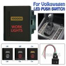 WORK LIGHTS Amber Red Laser LED Push Switch Left Side For VW Volkswagen Amarok