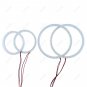 4Pcs White SMD Halo Rings For BMW E90/E91 LCI 3 Series LED Angel Eye 100mm+120mm